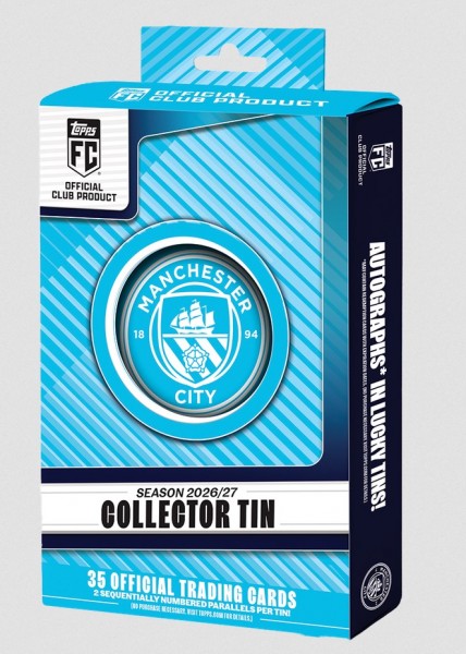 2026-2027 Topps Manchester City Collector Tin