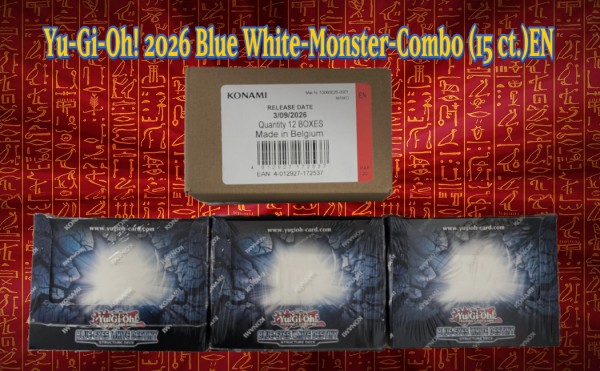 Yu-Gi-Oh! 2026 Blue White-Monster-Combo (15 ct.)EN