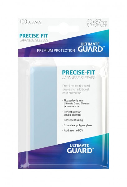 UG Precise-Fit Sleeves Japan Clear 100 ct.