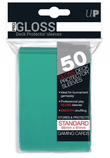 UP Deck Protector Sleeves Aqua (50 ct.)