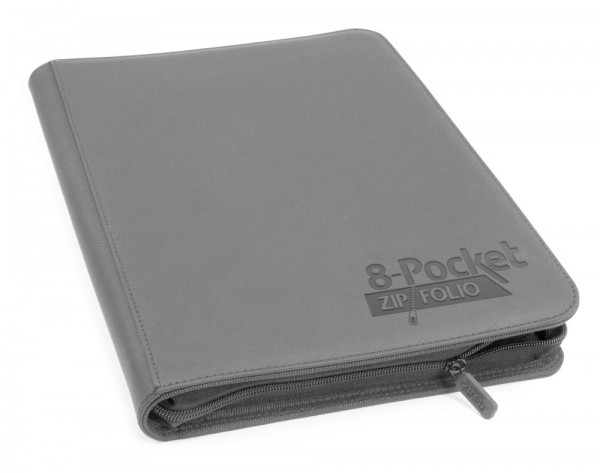 UG 8-Pocket QuadRow ZipFolio XenoSkin Grey