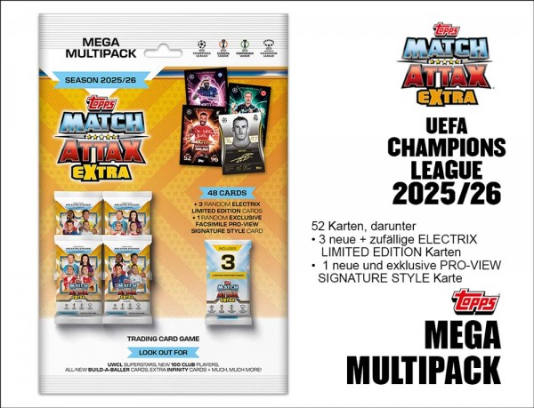 2025-26 Match Attax Extra Champion League MegaPack