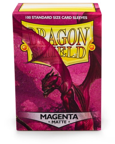 Dragon Shield Sleeves Matte Magenta (100ct)