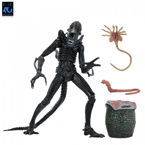 Aliens 40th Ann. Warrior Xenomorph Black Ultimate