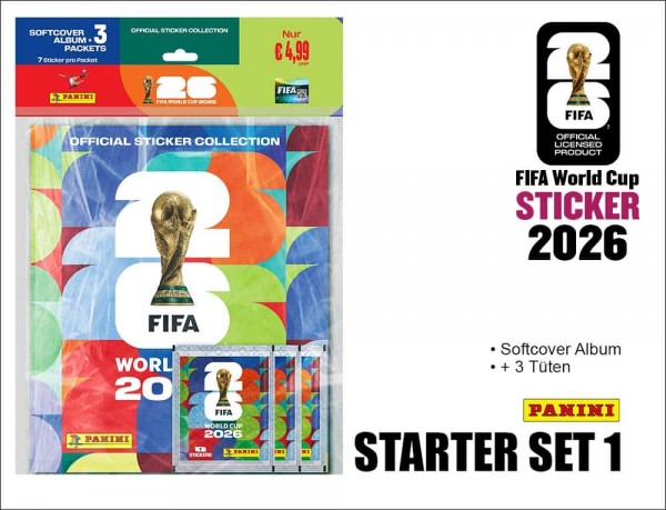 2026 FIFA World Cup Sticker Starter Set 1
