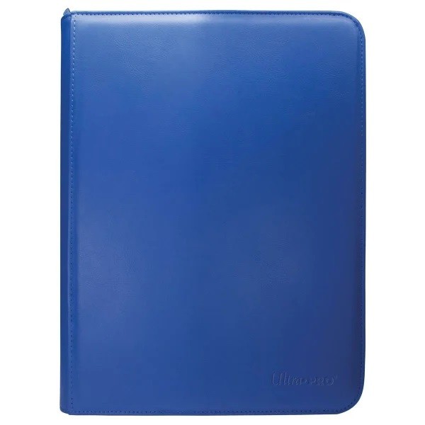 UP 9-Pocket Zippered-Pro-Binder - Blue