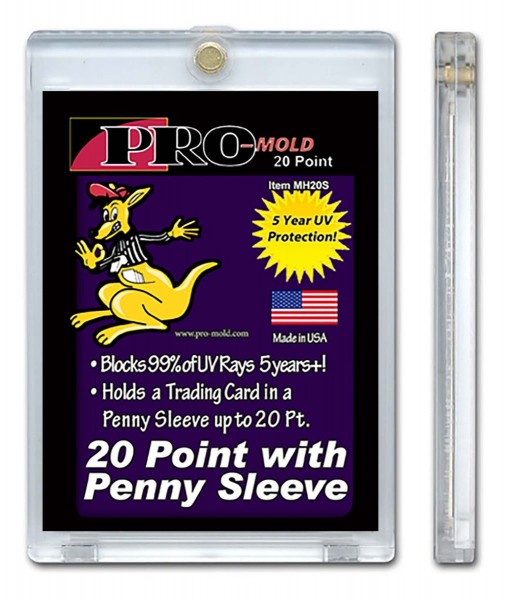 BCW PRO-MOLD Sleeved Magnetic Card Holder (20 pt)