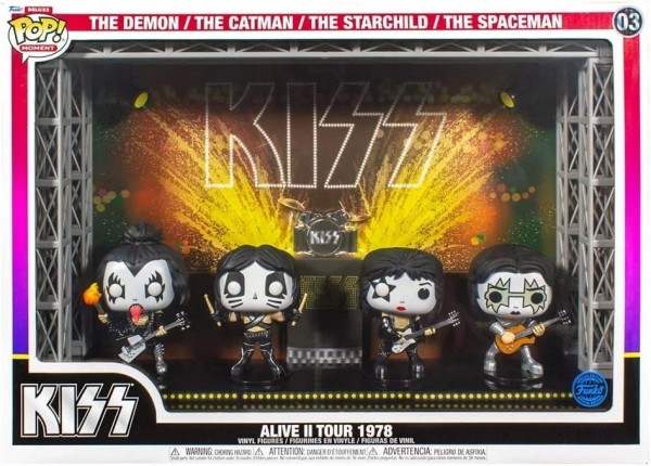 POP Moments Deluxe - Kiss Alive II Tour1978 4er-P.