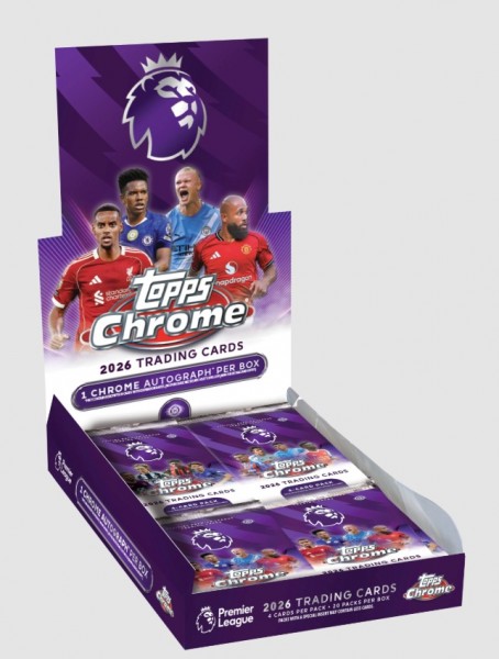 2025-26 Topps Chrome Premier League (Hobby Box)