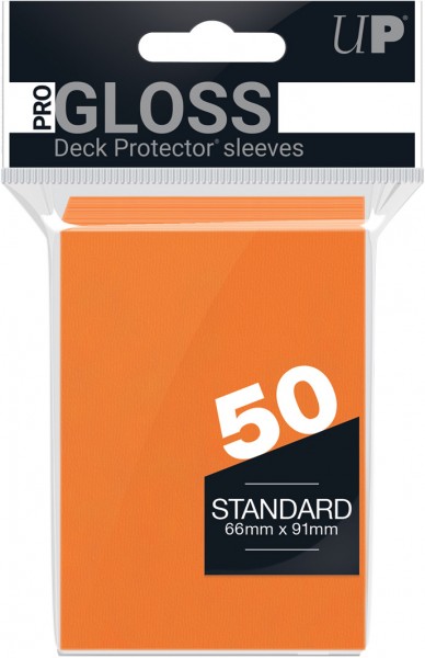 UP Deck Protector Sleeves Orange (50 ct.)