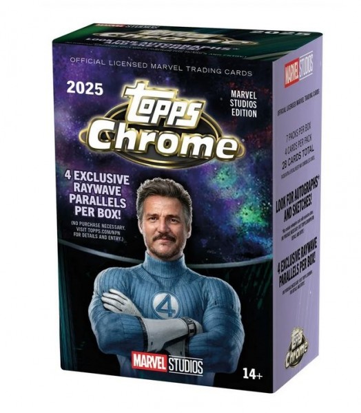 2025 Topps Chrome Cinema Marvel Value Box