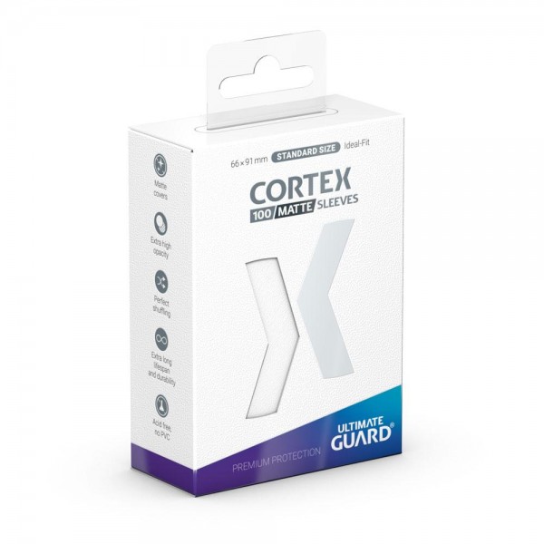 UG Cortex Sleeves Standard Matt Weiß 100ct.