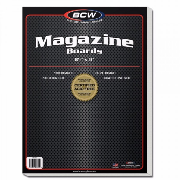 BCW Magazine Comic Book Boards (100 ct.)