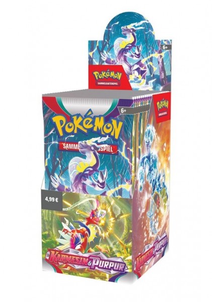 Pokémon Cards KAPU01 Karmesin & Purpur 18er BooDE