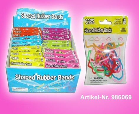 Sissi Summer Bands - Shaped Rubber Bands (24 ct.)