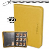 BCW Zipper-Z-Folio 9-Pocket LX Portfolio Yellow BCW Zipper-Z-Folio 9-Pocket LX Portfolio Yellow