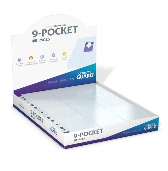 UG 9-Pocket Pages Standard Clear (100 ct.)