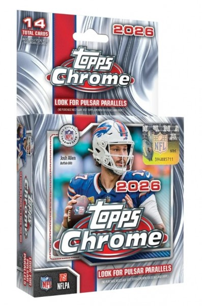2026 NFL Topps Chrome Football - Hanger Box