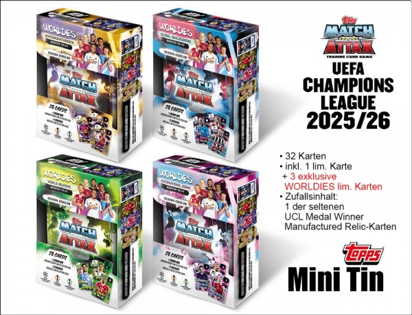 2025-26 Match Attax UEFA Champions League Mini Tin