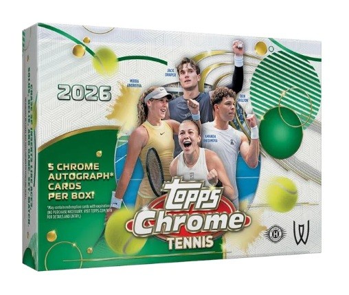 2026 Topps Chrome Tennis Breaker Delight Box