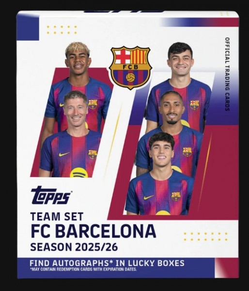 2025-26 Topps FC Barcelona Team Set