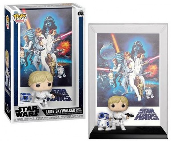 POP Movie Poster -Star Wars Luke Skywalker & R2-D2