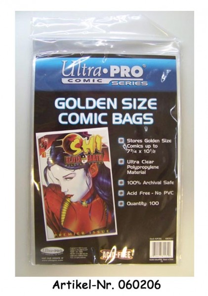 UP Comic Bags Golden Age Size (100 ct.)