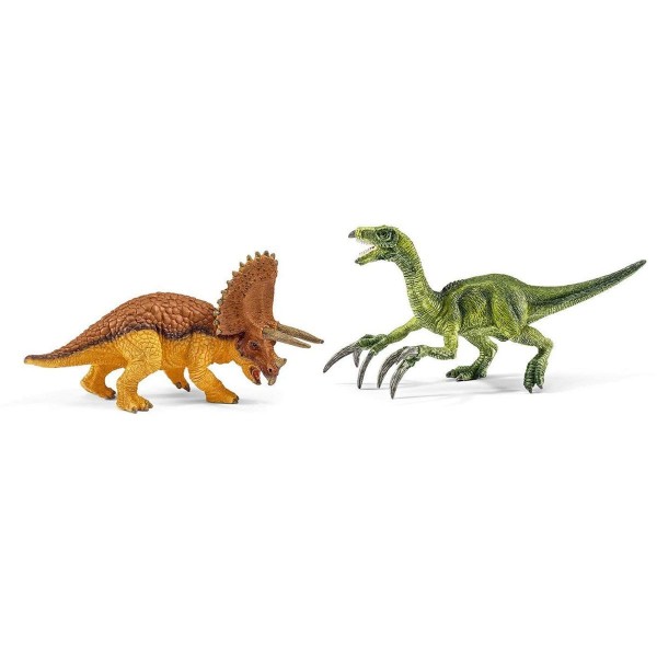 SCHLEICH - Dinosaurs, Triceratops & Therizinosurus