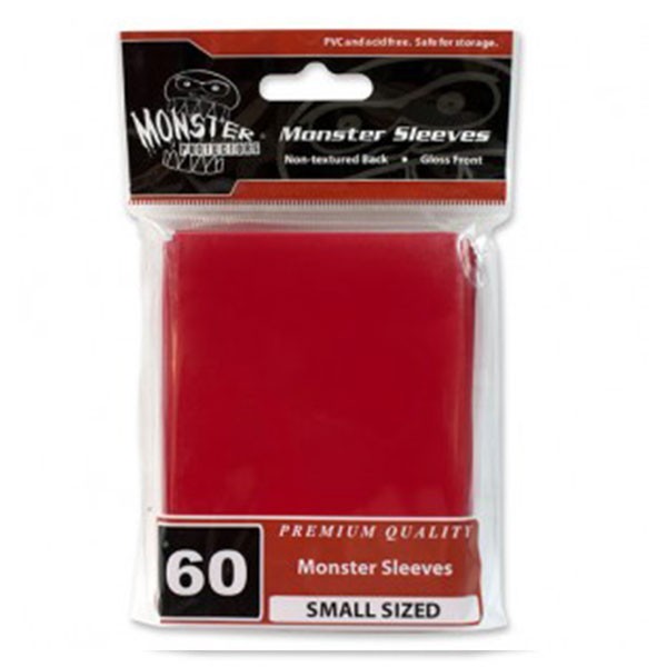 Monster Sleeves Glossy Japan Red (60 ct.)