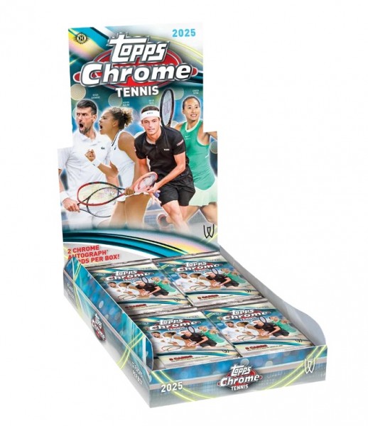 2025 Topps Chrome Tennis Hobby Box