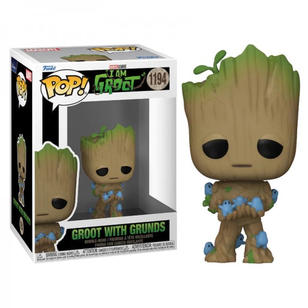 POP - Marvel - I am Groot - Groot with Grunds