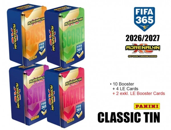 2026/27 FIFA 365 Adrenalyn XL TC Tin Classic 4.ct