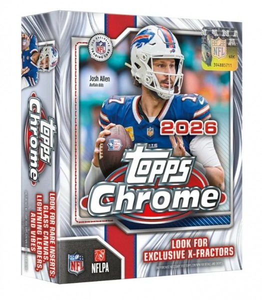 2026 NFL Topps Chrome Football - Mega Box