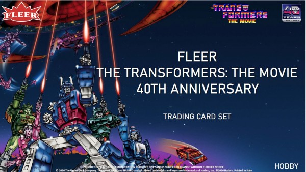 Fleer The Trasformers: The Movie 40th. Anniversary