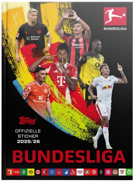 2025-26 Bundesliga Sticker Hardcover Album DE