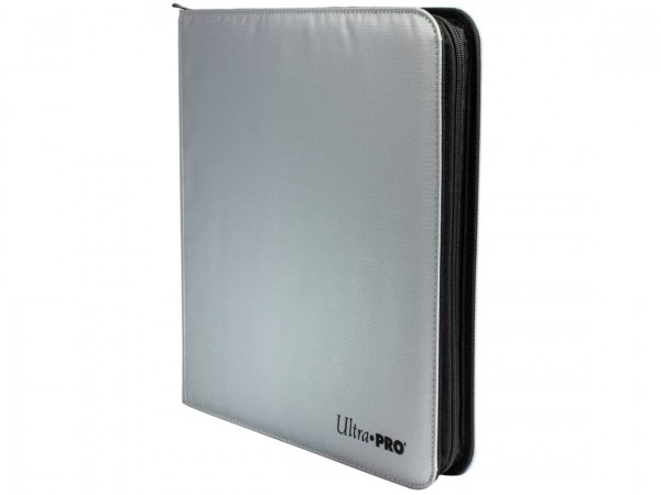 UP 9-Pocket Zippered Pro-Binder - Silver