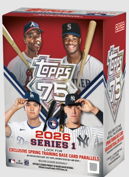 2026 Topps Chrome Baseball Series 1 Value Box