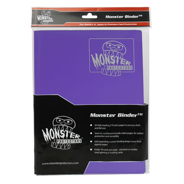 Monster Binder 9 Pocket Matte Purple