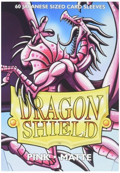 Dragon Shield Japanese Sleeves Matte Pink (60ct)