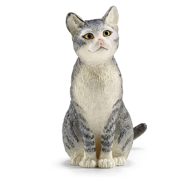 SCHLEICH - Farm World, Katze, sitzend (5 ct.)