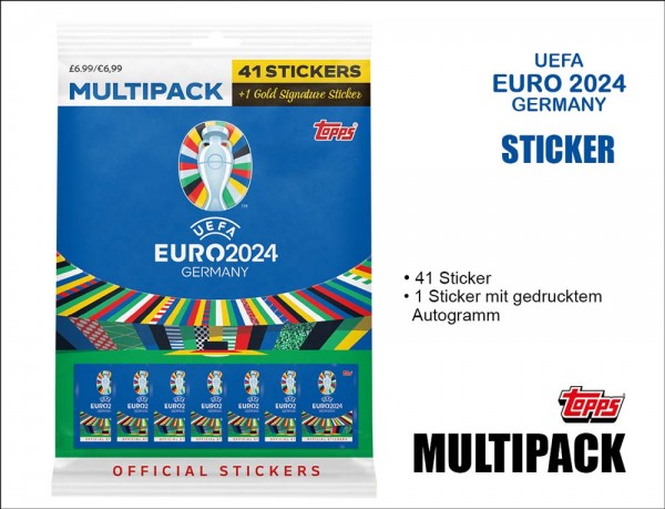 UEFA EURO 2024 Sticker Multipack DE