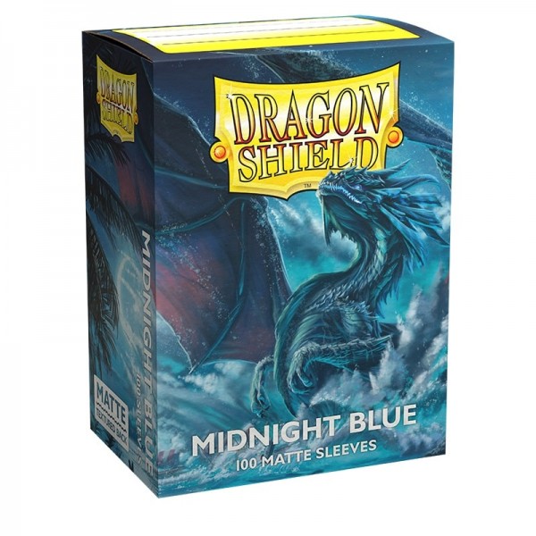 Dragon Shield Sleeves Matte Midnight Blue (100ct )