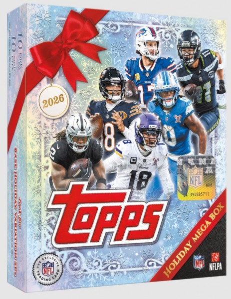2026 Topps Holiday Mega Football (Mega Box)