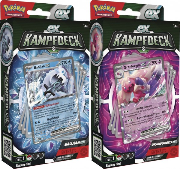 Pokémon Cards EX-Kampfdeck Juli 2023 DE (6 ct.)