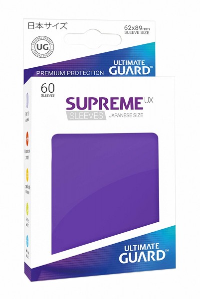 UG Supreme UX Sleeves Japan Size Violet 60 ct.