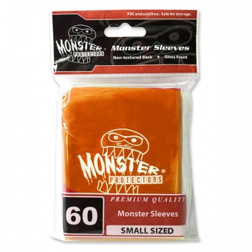 Monster Logo Sleeves Glossy Japan Orange (60 ct.)