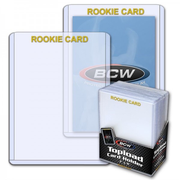 BCW Topload 3 x 4" - Rookie Card (25 ct.)