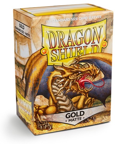 Dragon Shield Sleeves Matte Gold (100ct)