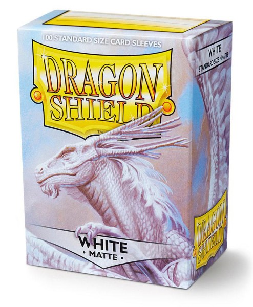 Dragon Shield Sleeves Matte White (100ct)