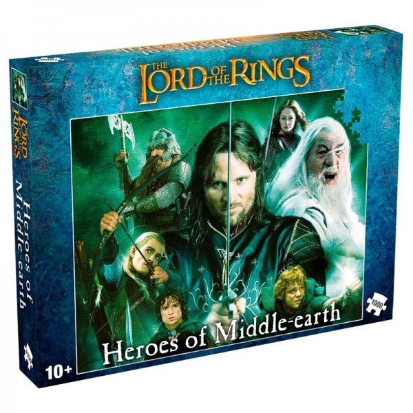 LOTR - Hereos of Middle-earth Puzzle 1000 Teile